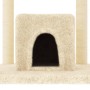 Katzenkratzbaum mit cremefarbenen Sisalstämmen, 154 cm von vidaXL, Katzenmöbel - Ref: Foro24-172055, Preis: 92,41 €, Rabatt: %