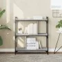 Sonoma gray engineered wood 3-shelf bookcase 76x32x88 cm by vidaXL, Bookcases and shelves - Ref: Foro24-833933, Price: 49,50 ...