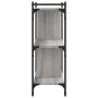 Sonoma gray engineered wood 3-shelf bookcase 76x32x88 cm by vidaXL, Bookcases and shelves - Ref: Foro24-833933, Price: 49,50 ...