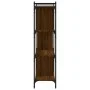 Bookshelf 4 shelves wood engineering brown oak 76x32x123 cm by vidaXL, Bookcases and shelves - Ref: Foro24-833939, Price: 63,...