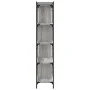 Sonoma gray engineered wood 5-shelf bookcase 76x32x158 cm by vidaXL, Bookcases and shelves - Ref: Foro24-833943, Price: 77,50...