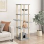 Cat scratching post with light gray sisal posts 154 cm by vidaXL, Cat furniture - Ref: Foro24-172056, Price: 82,24 €, Discoun...