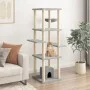 Cat scratching post with light gray sisal posts 154 cm by vidaXL, Cat furniture - Ref: Foro24-172056, Price: 80,88 €, Discoun...