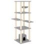 Katzenkratzbaum mit hellgrauen Sisalstämmen, 154 cm von vidaXL, Katzenmöbel - Ref: Foro24-172056, Preis: 82,24 €, Rabatt: %