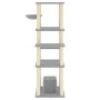 Cat scratching post with light gray sisal posts 154 cm by vidaXL, Cat furniture - Ref: Foro24-172056, Price: 82,24 €, Discoun...