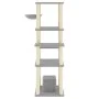 Cat scratching post with light gray sisal posts 154 cm by vidaXL, Cat furniture - Ref: Foro24-172056, Price: 80,88 €, Discoun...