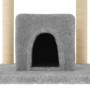 Katzenkratzbaum mit hellgrauen Sisalstämmen, 154 cm von vidaXL, Katzenmöbel - Ref: Foro24-172056, Preis: 82,24 €, Rabatt: %