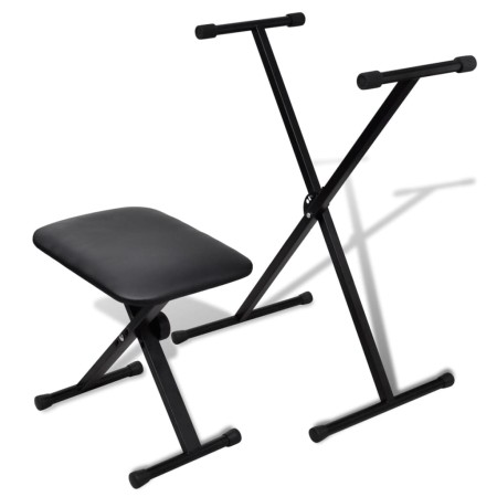 Adjustable Keyboard Stool and Stand Set by vidaXL, Benches and stools - Ref: Foro24-70032, Price: 63,09 €, Discount: %