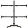 Black steel monitor stand VESA 75/100 mm by vidaXL, Monitor and TV stands - Ref: Foro24-358009, Price: 57,25 €, Discount: %
