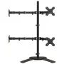 Black steel monitor stand VESA 75/100 mm by vidaXL, Monitor and TV stands - Ref: Foro24-358009, Price: 57,25 €, Discount: %