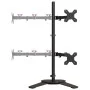 Black steel monitor stand VESA 75/100 mm by vidaXL, Monitor and TV stands - Ref: Foro24-358009, Price: 57,25 €, Discount: %