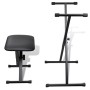 Adjustable Keyboard Stool and Stand Set by vidaXL, Benches and stools - Ref: Foro24-70032, Price: 63,09 €, Discount: %