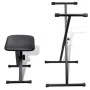 Adjustable Keyboard Stool and Stand Set by vidaXL, Benches and stools - Ref: Foro24-70032, Price: 61,47 €, Discount: %