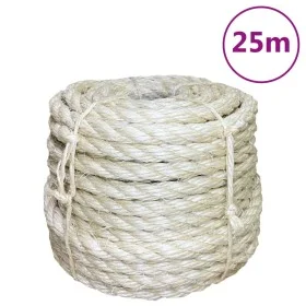 100% sisal rope 14 mm 25 m by vidaXL, Ropes and metal cords - Ref: Foro24-155031, Price: 36,94 €, Discount: %