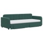 Ausziehbares Schlafsofa mit Schubladen aus dunkelgrünem Samt, 80 x 200 cm von vidaXL, Betten und Lattenroste - Ref: Foro24-31...