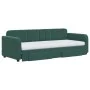 Sofá cama nido con cajones terciopelo verde oscuro 80x200 cm de vidaXL, Camas y somieres - Ref: Foro24-3196996, Precio: 461,3...