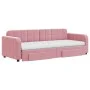 Trundle sofa bed with pink velvet drawers 80x200 cm by vidaXL, Beds and slatted bases - Ref: Foro24-3196997, Price: 456,96 €,...
