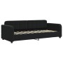 Trundle sofa bed with drawers black velvet 80x200 cm by vidaXL, Beds and slatted bases - Ref: Foro24-3196998, Price: 457,37 €...