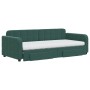 Trundle sofa bed with drawers dark green velvet 90x200 cm by vidaXL, Beds and slatted bases - Ref: Foro24-3197003, Price: 505...