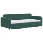 Trundle sofa bed with drawers dark green velvet 90x200 cm by vidaXL, Beds and slatted bases - Ref: Foro24-3197003, Price: 509...