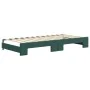 Trundle sofa bed with drawers dark green velvet 90x200 cm by vidaXL, Beds and slatted bases - Ref: Foro24-3197003, Price: 509...