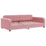 Trundle sofa bed with pink velvet drawers 90x200 cm by vidaXL, Beds and slatted bases - Ref: Foro24-3197004, Price: 541,38 €,...
