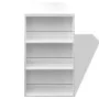 High gloss white kitchen table with bottle shelves by vidaXL, Kitchen and dining tables - Ref: Foro24-240820, Price: 143,95 €...