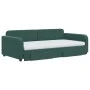 Trundle sofa bed with drawers dark green velvet 100x200 cm by vidaXL, Beds and slatted bases - Ref: Foro24-3197010, Price: 47...