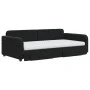 Ausziehbares Schlafsofa mit Schubladen aus schwarzem Samt, 100 x 200 cm von vidaXL, Betten und Lattenroste - Ref: Foro24-3197...