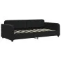 Trundle sofa bed with drawers black velvet 90x190 cm by vidaXL, Beds and slatted bases - Ref: Foro24-3197016, Price: 445,35 €...