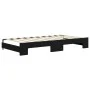 Trundle sofa bed with drawers black velvet 90x190 cm by vidaXL, Beds and slatted bases - Ref: Foro24-3197016, Price: 445,35 €...