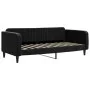 Sofá cama con colchón terciopelo negro 90x190 cm de vidaXL, Camas y somieres - Ref: Foro24-3197054, Precio: 293,90 €, Descuen...