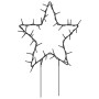 Estrella de luz decorativa Navidad con estacas 50 LED 29 cm de vidaXL, Luces de Navidad - Ref: Foro24-357717, Precio: 31,07 €...