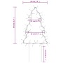 Weihnachtsbaum mit Pfählen 3 Einheiten 50 LED 30 cm von vidaXL, Weihnachtsbeleuchtung - Ref: Foro24-357720, Preis: 18,10 €, R...