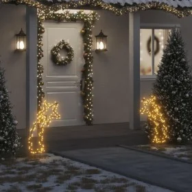 Estrella fugaz de luces Navidad con estacas 115 LED 89 cm de vidaXL, Luces de Navidad - Ref: Foro24-357721, Precio: 42,00 €, ...