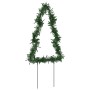 Weihnachtsbaum mit Pfählen 3 Einheiten 50 LED 30 cm von vidaXL, Weihnachtsbeleuchtung - Ref: Foro24-357729, Preis: 22,28 €, R...