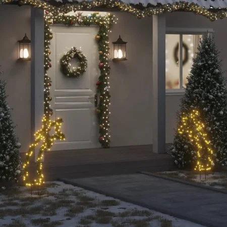 Estrella fugaz de luces Navidad con estacas 115 LED 89 cm de vidaXL, Luces de Navidad - Ref: Foro24-357730, Precio: 36,40 €, ...