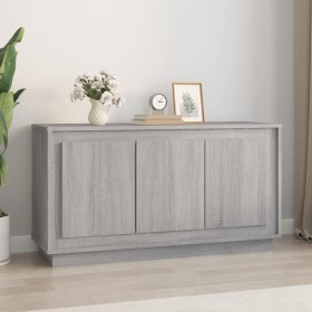 Sonoma Sideboard aus grauem Sperrholz 102x35x55 cm von vidaXL, Sideboards - Ref: Foro24-831891, Preis: 104,19 €, Rabatt: %