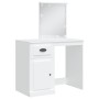 Dressing table with white LED lights 90x42x132.5 cm by vidaXL, Bedroom Dressers - Ref: Foro24-834970, Price: 103,78 €, Discou...
