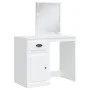 Dressing table with white LED lights 90x42x132.5 cm by vidaXL, Bedroom Dressers - Ref: Foro24-834970, Price: 103,29 €, Discou...