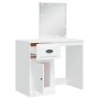 Schminktisch mit weißen LED-Leuchten 90x42x132,5 cm von vidaXL, Schlafzimmerkommoden - Ref: Foro24-834970, Preis: 104,51 €, R...