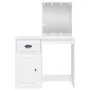 Tocador con luces LED blanco 90x42x132,5 cm de vidaXL, Tocadores para dormitorios - Ref: Foro24-834970, Precio: 103,26 €, Des...