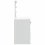 Dressing table with white LED lights 90x42x132.5 cm by vidaXL, Bedroom Dressers - Ref: Foro24-834970, Price: 103,29 €, Discou...