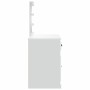 Schminktisch mit weißen LED-Leuchten 90x42x132,5 cm von vidaXL, Schlafzimmerkommoden - Ref: Foro24-834970, Preis: 104,51 €, R...