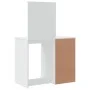 Tocador con luces LED blanco 90x42x132,5 cm de vidaXL, Tocadores para dormitorios - Ref: Foro24-834970, Precio: 103,26 €, Des...