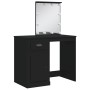 Dressing table with LED lights black 90x42x132.5 cm by vidaXL, Bedroom Dressers - Ref: Foro24-834971, Price: 75,79 €, Discoun...