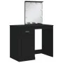 Schminktisch mit LED-Leuchten schwarz 90x42x132,5 cm von vidaXL, Schlafzimmerkommoden - Ref: Foro24-834971, Preis: 75,24 €, R...