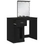 Schminktisch mit LED-Leuchten schwarz 90x42x132,5 cm von vidaXL, Schlafzimmerkommoden - Ref: Foro24-834971, Preis: 75,24 €, R...