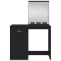 Dressing table with LED lights black 90x42x132.5 cm by vidaXL, Bedroom Dressers - Ref: Foro24-834971, Price: 75,79 €, Discoun...