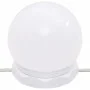 Tocador con luces LED negro 90x42x132,5 cm de vidaXL, Tocadores para dormitorios - Ref: Foro24-834971, Precio: 75,21 €, Descu...